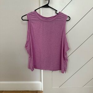 All In Motion Sleeveless Cropped Purple Women's Top